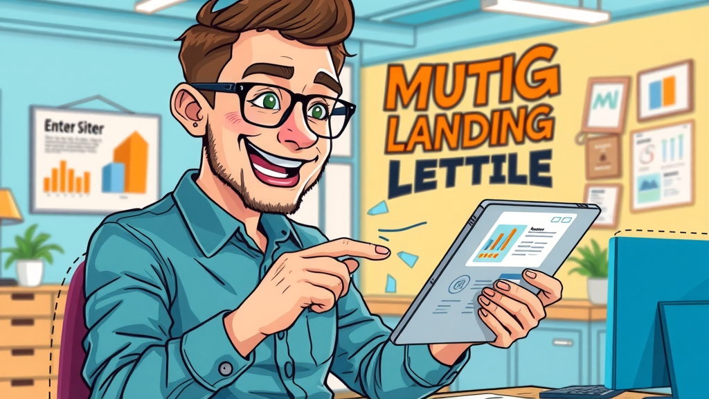 Digital marketer building landing pages with go high level marketing automation drag-and-drop tools