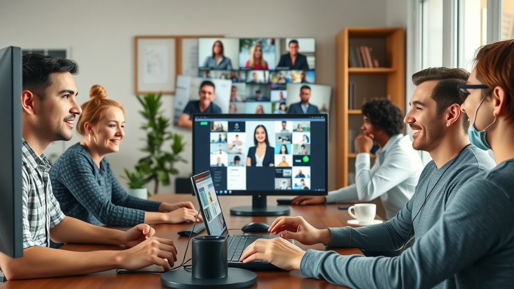 remote team using zoom and slack with gohighlevel integrations