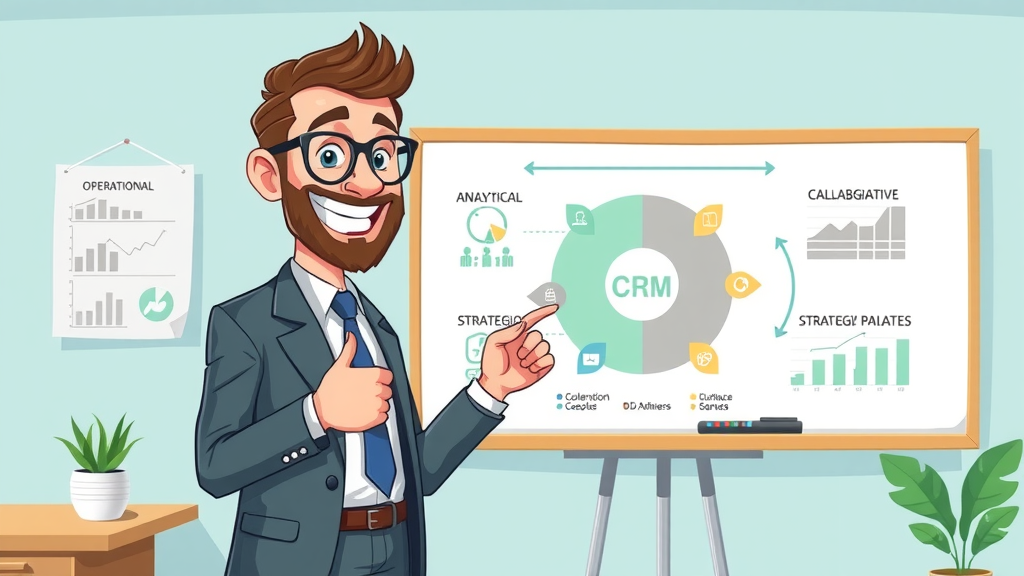 types of crm high level operational analytical collaborative strategic