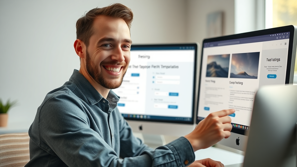 designer creating effective landing page go high level crm